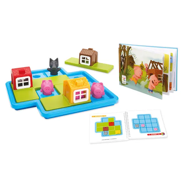 Joc de logica - Three Little Piggies - Deluxe (RO) | Smart Games