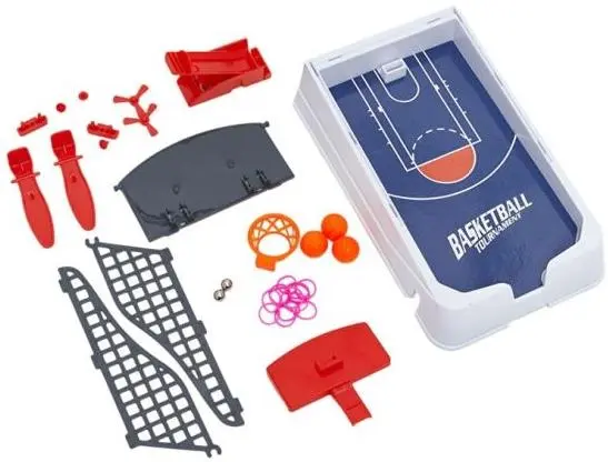 Joc de masă pentru copii Raya Toys - 2 în 1 baschet și pinball