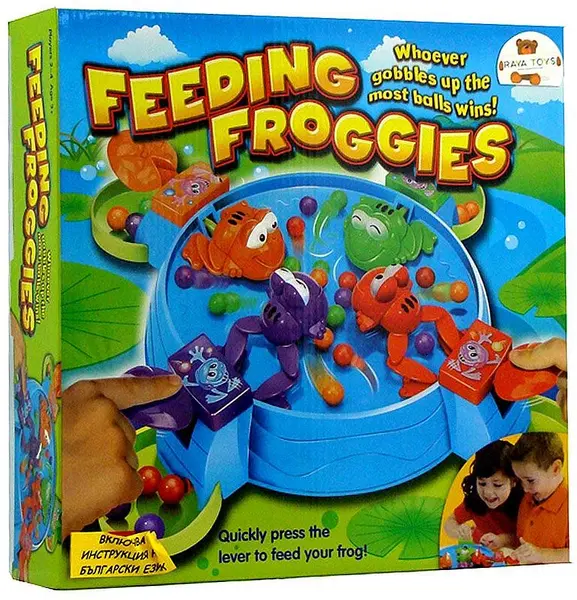 Joc de masă Raya Toys - Broaște flămânde