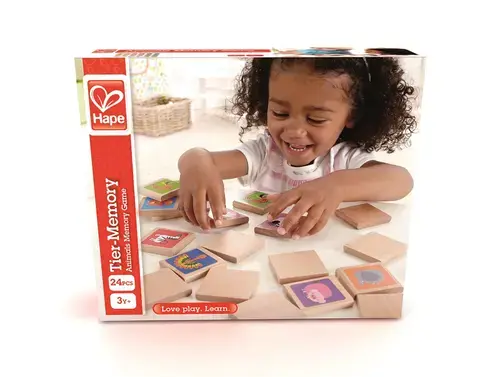 Joc de memorie Hape - Animale, 24 piese