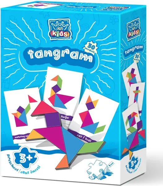 Joc de puzzle pentru copii Art Puzzle din 7 piese - Tangram