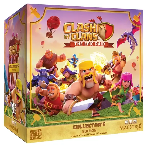 Joc de societate Clash of Clans: The Epic Raid (Collector's Edition) - Strategic