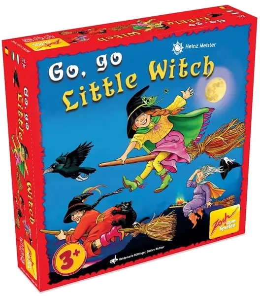Joc de societate Go Go Little Witch - Pentru copii