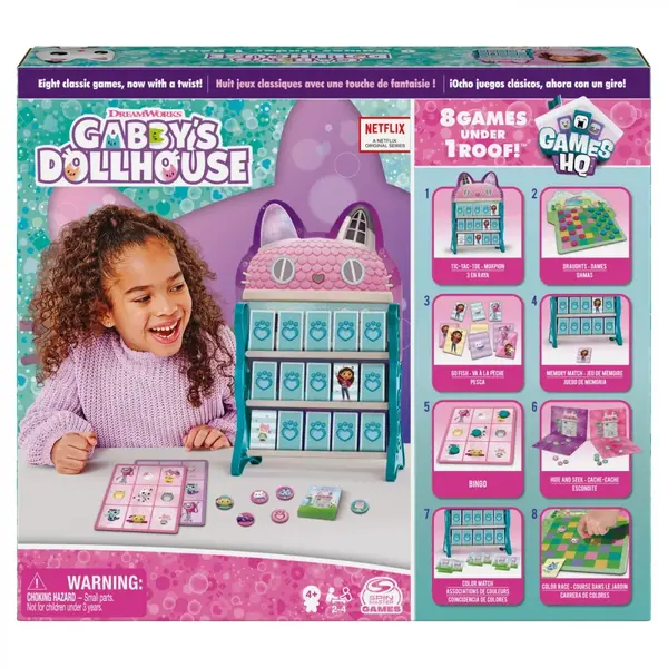 Joc de societate Hq Gabbys Dollhouse,2-4 jucatori,4-8 ani