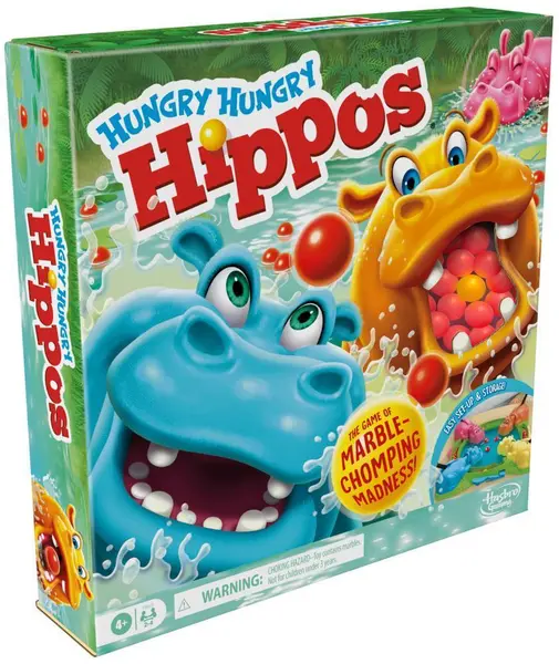 Joc de societate Hungry Hungry Hippos (Refresh) - pentru copii