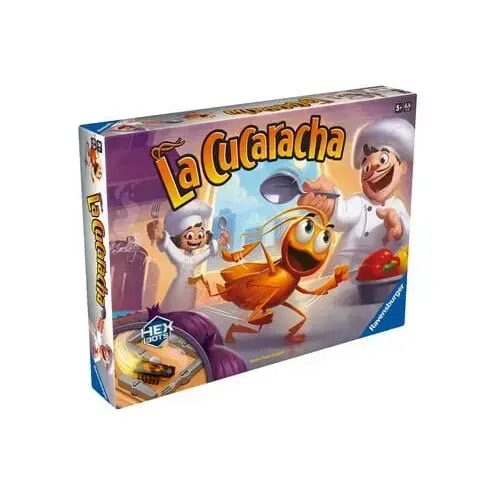 Joc de societate La Cucaracha Ravensburger, pentru 2-4 jucatori, 47 elemente, 15-20 minute
