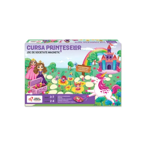 Joc de societate magnetic - cursa printeselor
