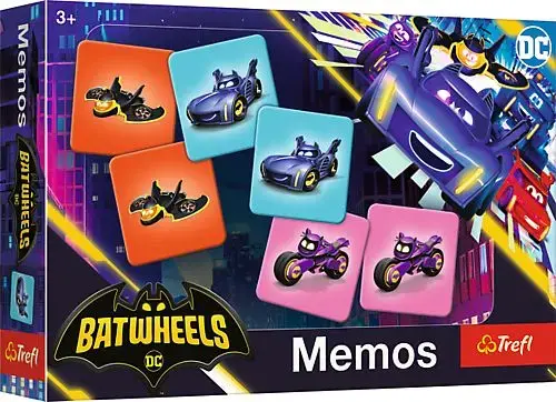 Joc de societate Memos: Batwheels - Pentru copii