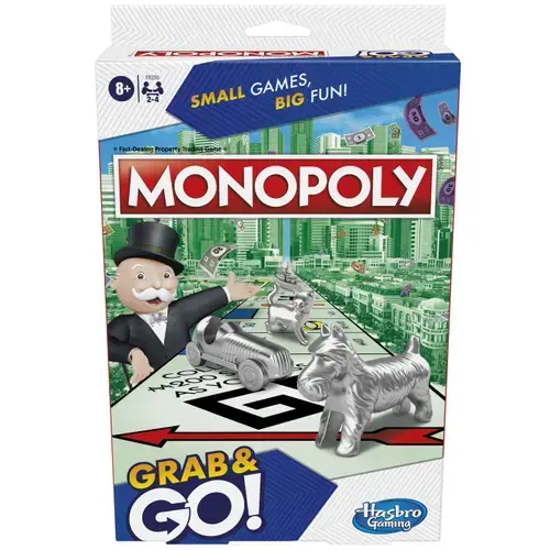Joc de societate Monopoly Grab & Go limba engleza