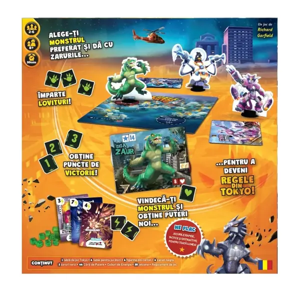 Joc de societate - Regele din Tokyo - King of Tokyo (RO) | Iello