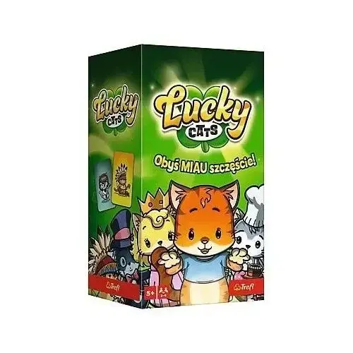 Joc de societate Trefl Lucky Cats, 80 carti, 2-4 jucatori, 5 ani +