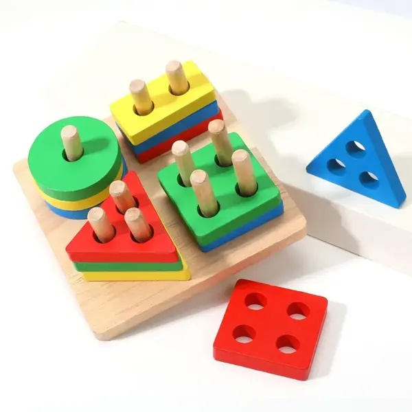Joc de sortare, 16 forme geometrice, 1 an+ - Default Title
