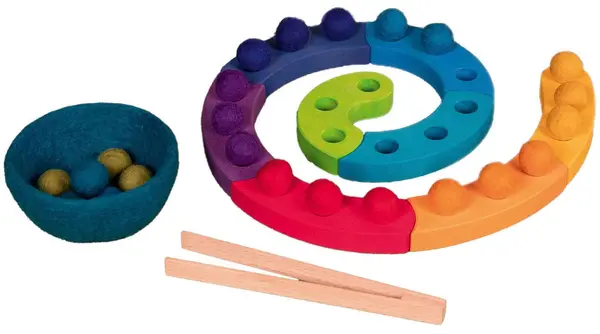 Joc de sortare din lemn Goki - Spirală