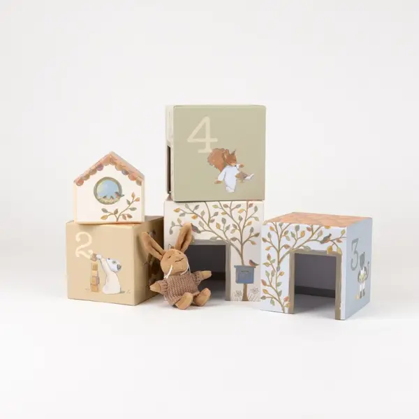 Joc de stivuire Cuburi cu iepuras, Egmont Toys
