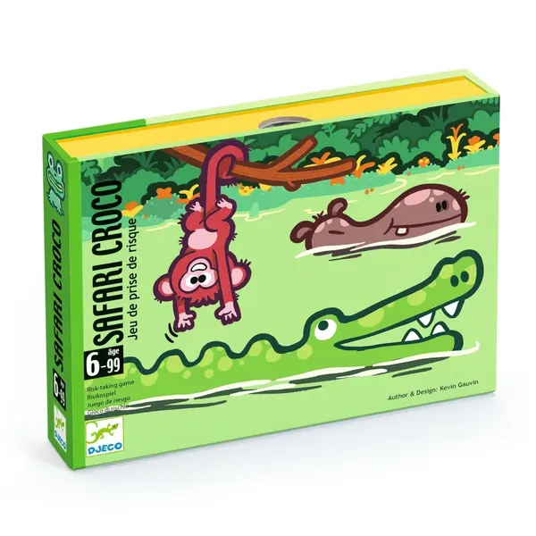 Joc de strategie si noroc Safari Croco, Djeco