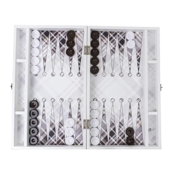 Joc din Piele Ecologica, Table, Alb, Dimensiune 48 x 48 cm
