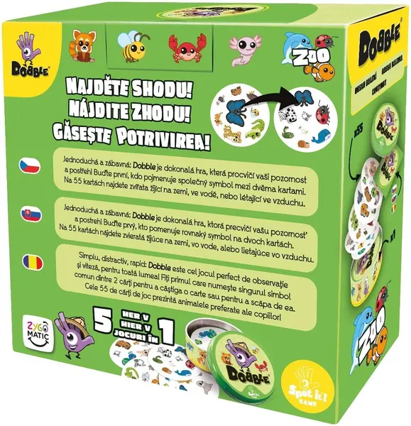 Joc - Dobble Zoo | Asmodee