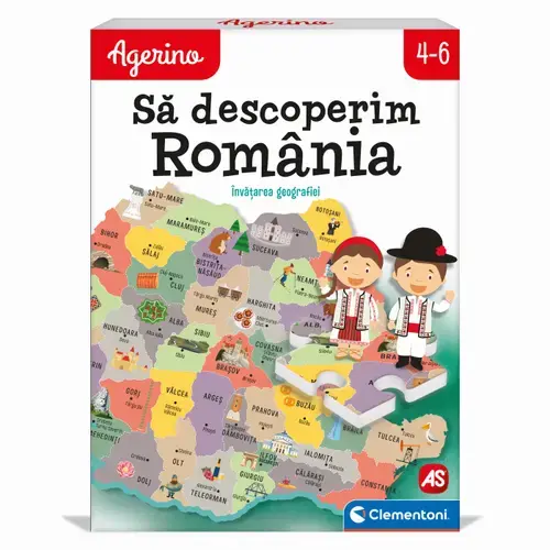 Joc educativ Agerino - Sa descoperim Romania