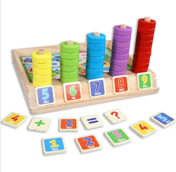 Joc educativ asociere puzzle si numaratoare ZukiToys.ro