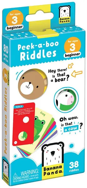 Joc educativ Banana Panda Peek-a-boo - Ghicitori, pentru începători, 3+ ani