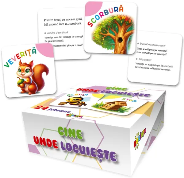 Joc educativ - Cine unde locuieste | Dorinta