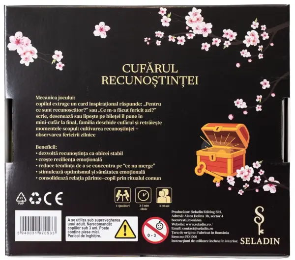 Joc educativ - Cufarul recunostintei | Seladin