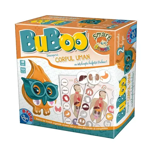 Joc Educativ D-Toys, Bufnita Buboo Descopera Corpul Uman