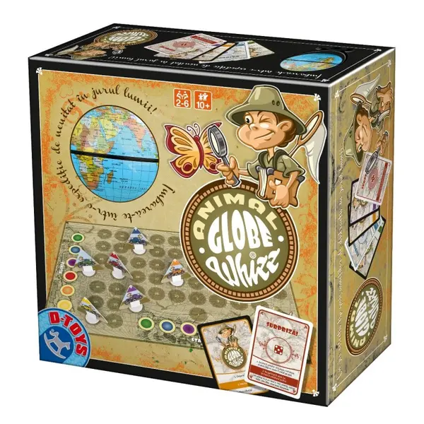 Joc Educativ, D-Toys, Globe Whizz Animale