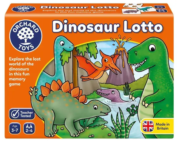 Joc educativ Dinozaur DINOSAUR LOTTO
