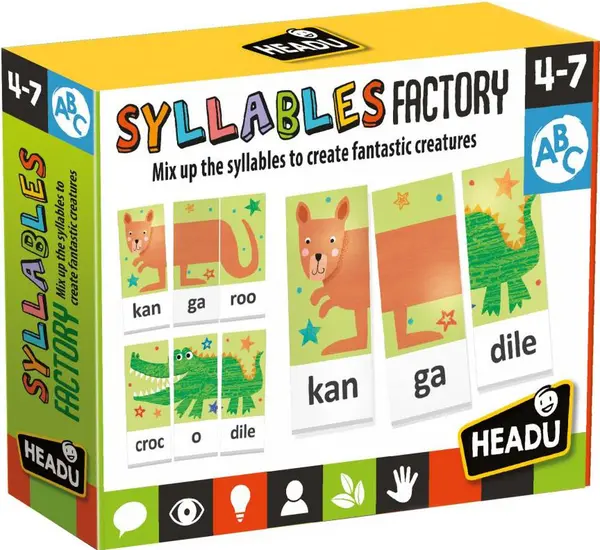 Joc educativ Headu - Atelierul de silabe