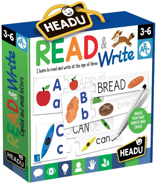 Joc educativ Headu - Primele abilitati, Citeste si scrie