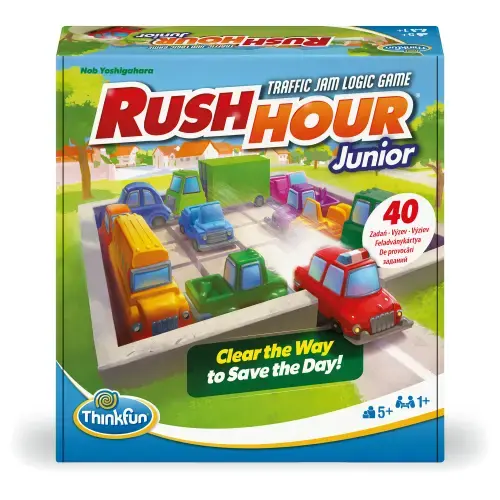 Joc educativ Thinkfun - Rush Hour Junior, minim 1 jucator, +5 ani