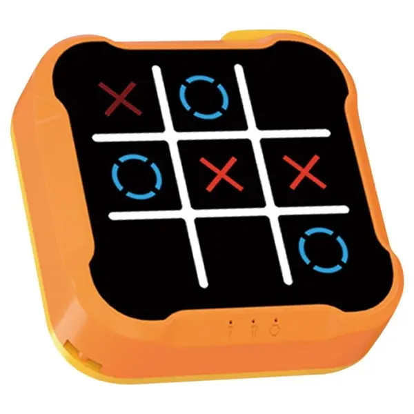 Joc interactiv electronic Tic-Tac-Toe DEPOX , X si 0, tip puzzle 3 in 1, portabila, pentru copii si adulti