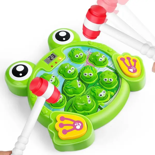 Joc Interactiv Timebox, "Loveste Broscuta" cu 2 Ciocanele, Verde - Default Title