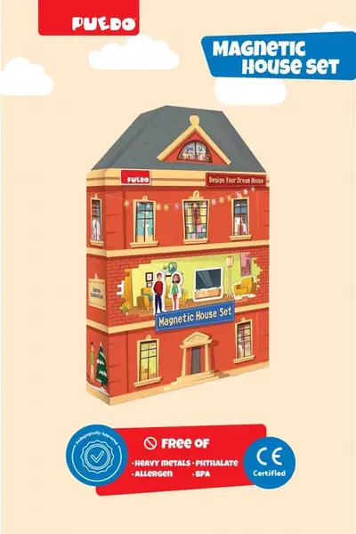 Joc magnetic Construieste casa