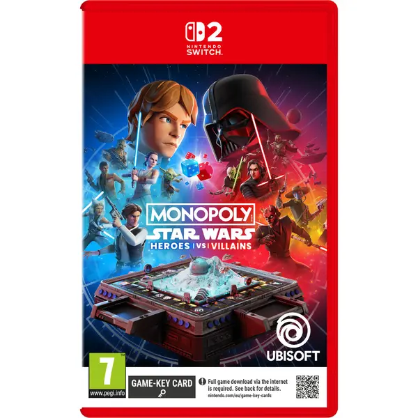 Joc Nintendo Switch 2 Monopoly Star Wars - Heroes vs Villains (Game Key Card)