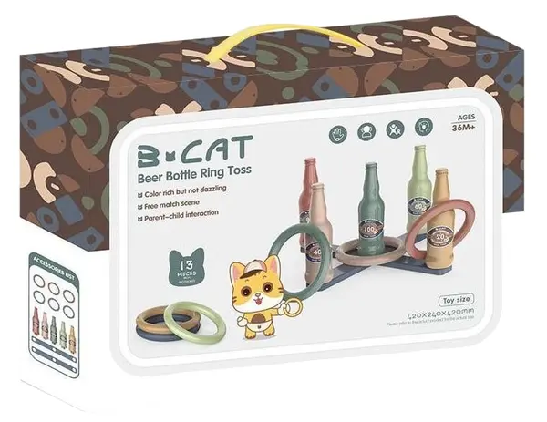 Joc pentru copii Raya Toys - Sticle și inele