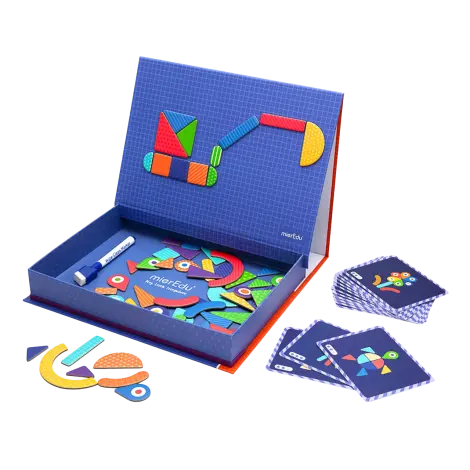 Joc puzzle magnetic de arta si asociere - Forme