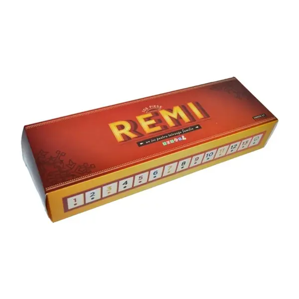 Joc Remi (Rummy) cutie pvc cu piese din os Roben- engros