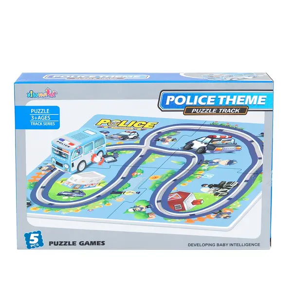 Joc si puzzle 2 In 1, Masina de politie