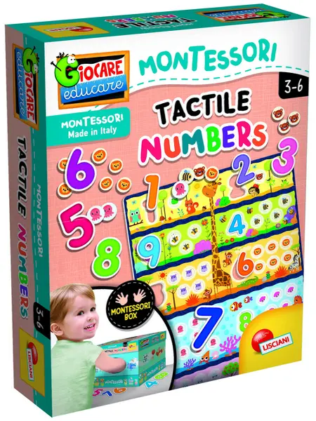Joc tactil Montessori - Numaram si ne distram