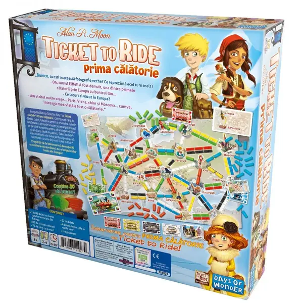 Joc - Ticket To Ride - Prima Calatorie | Days of Wonder