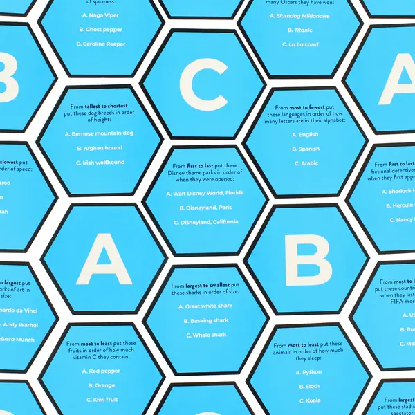 Joc trivia - Hexagon Family - Best Guess | Ginger Fox