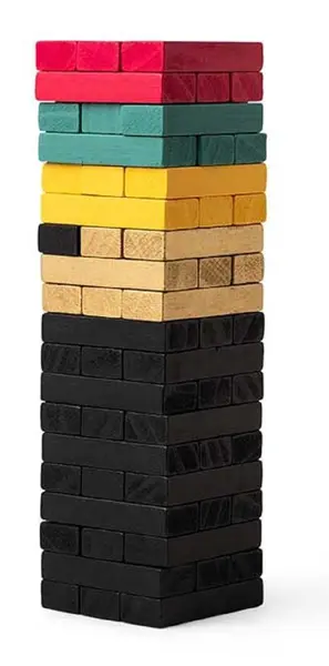 Joc - Wooden Tumbling Blocks | Gentlemen's Hardware