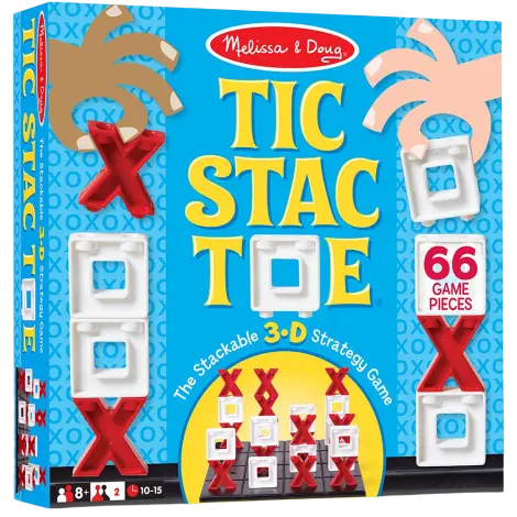 Joc X si O 3D Tic Stac Toe Melissa & Doug