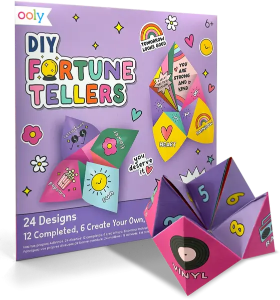 Jocul copilariei - Solnita, set creativ DIY - 24 modele, Fortune Teller