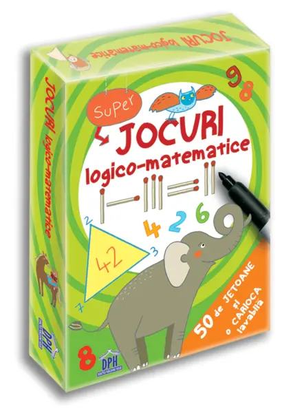 Jocuri logico-matematice - 50 de jetoane | Philip Kiefer
