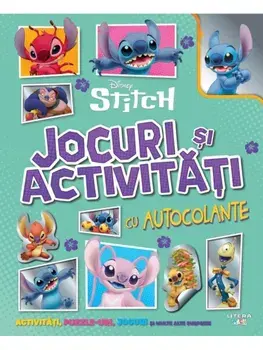 Jocuri si activitati cu autocolante. Disney Stitch/***