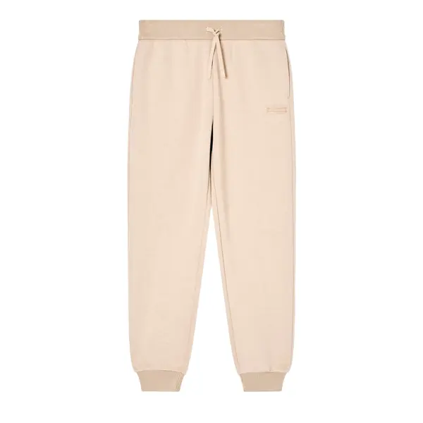 Jogger pants with logo sound sand L