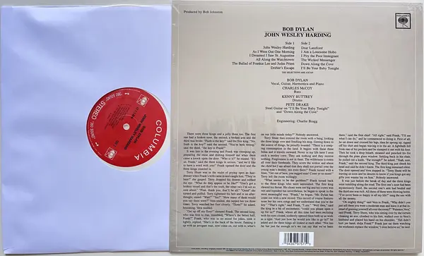John Wesley Harding (Stereo Version) - Vinyl | Bob Dylan